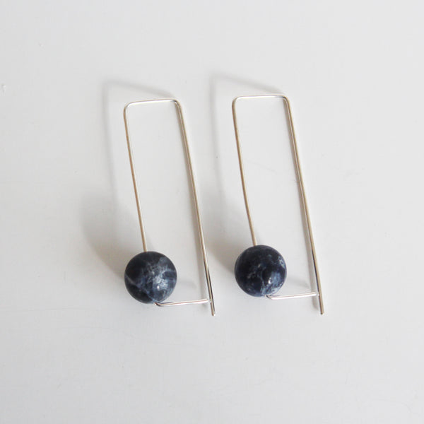 Sodalite Abacus earrings
