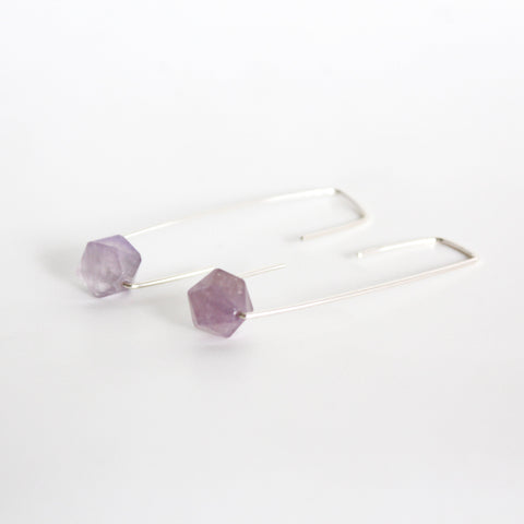 Amethyst Staple earrings