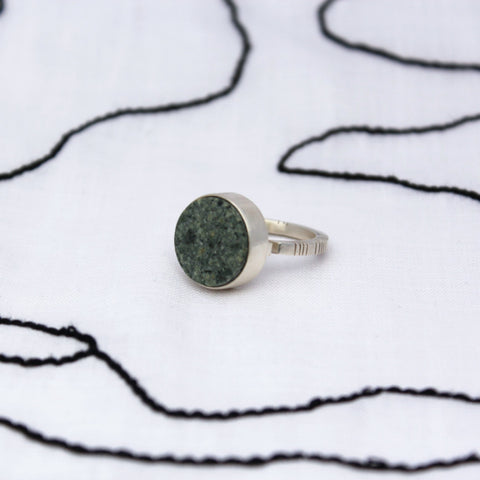 Stone Ogham ring  - Andesite