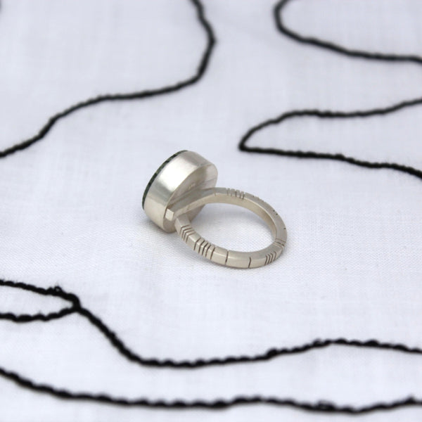 Stone Ogham ring  - Andesite