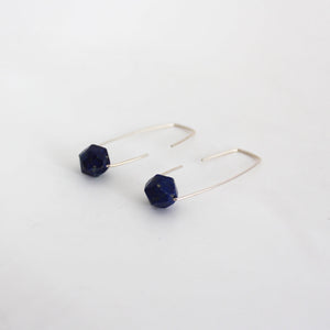 Lapis lazuli Staple earrings