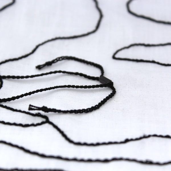 Ogham pendant - oxidised silver