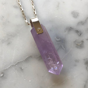 Amethyst point pendant - Reserved for Chantelle